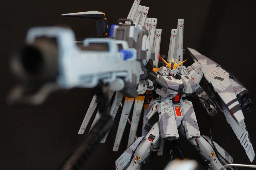 RX-93HWS νガンダムHWS(ダブルフィンファンネル装備)＆ハイパー・メガ・バズーカ・ランチャー