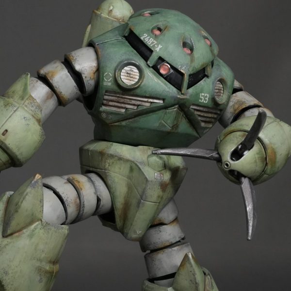 『HGUC ズゴック』初めての水性塗料筆塗り