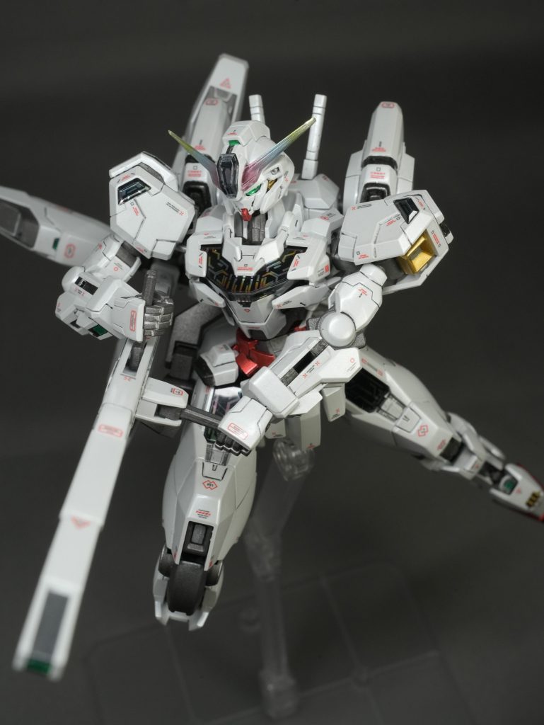 『HG ガンダムキャリバーン』 ２度目(？)のホワイトパール仕上げ
