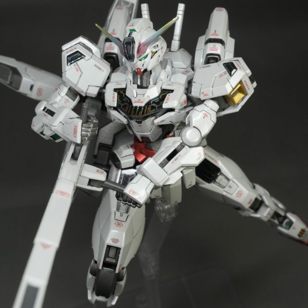 『HG ガンダムキャリバーン』 ２度目(？)のホワイトパール仕上げ