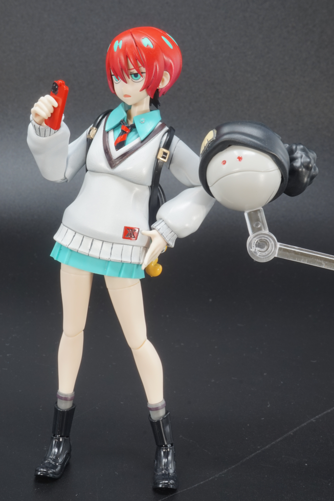 リュック(特にマスコット)の塗り分けがとにかく大変。ハロも耳部分を塗り分けています。