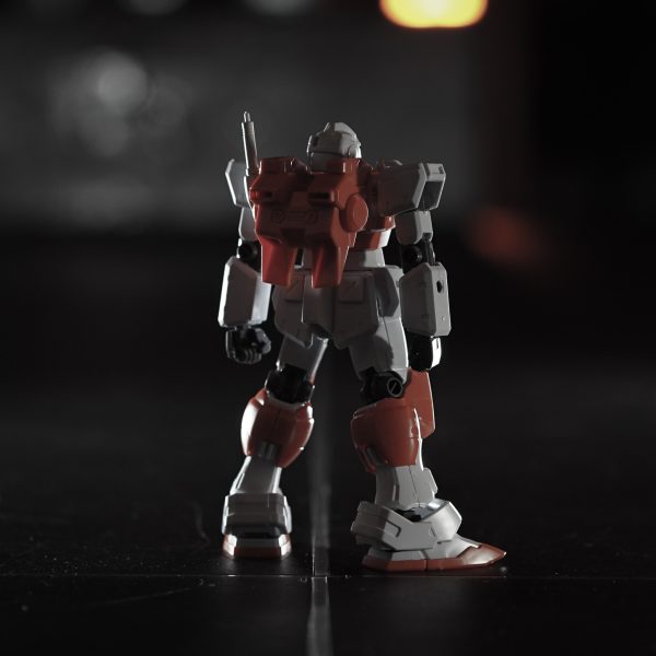 ジム改と一緒にこちらも箱ボコボコのパワードジムを購入。1/144ガンダムVer.kaっぽいのを作るのにパーツを色々流用します。（2枚目）