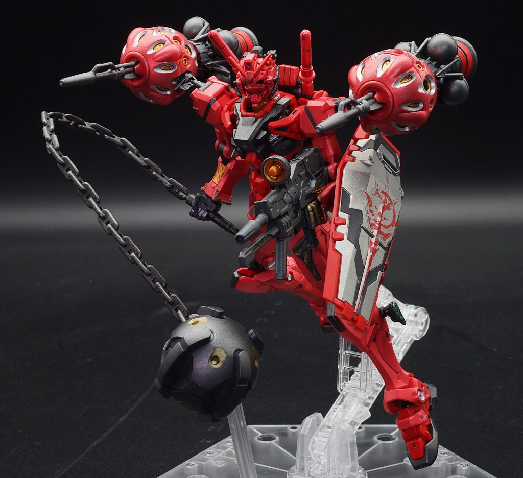 赤いガンダム全塗装