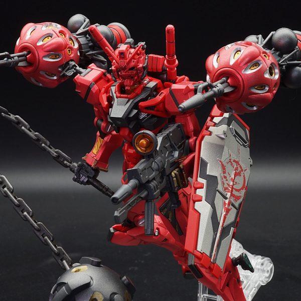 赤いガンダム全塗装
