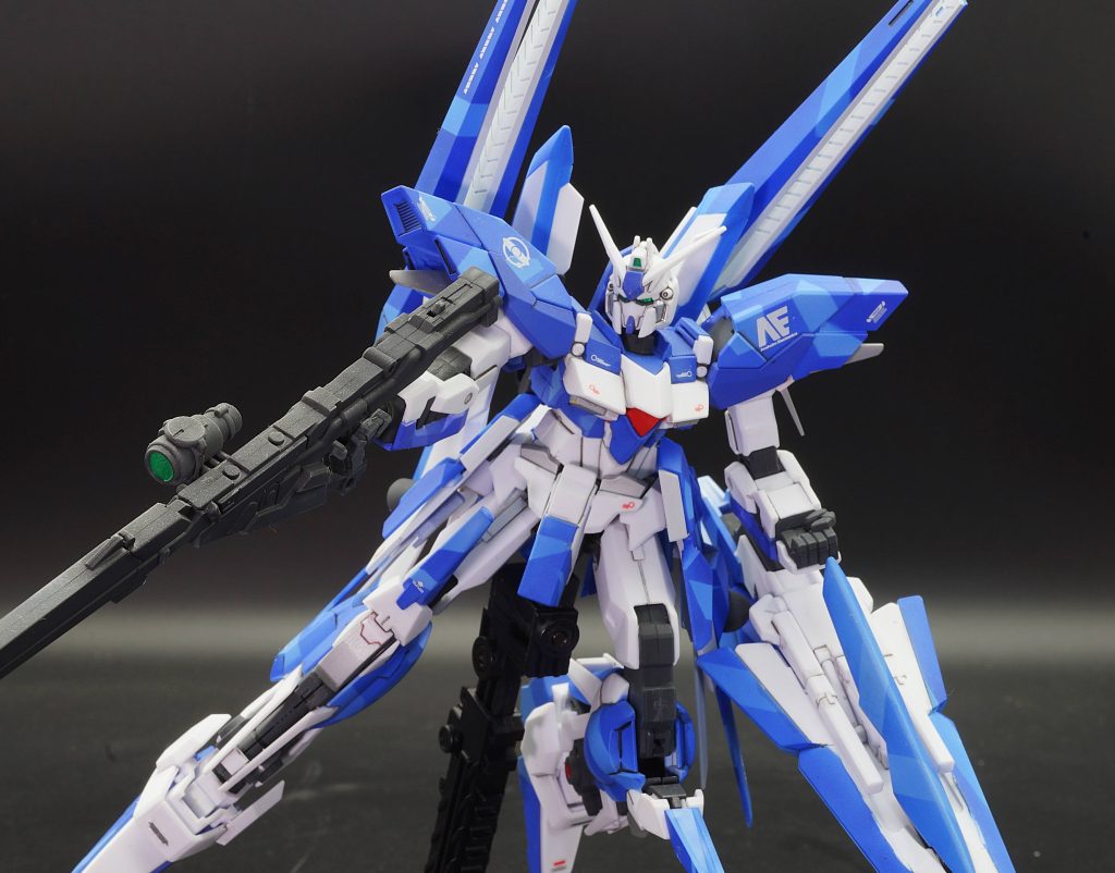 HGガンダムデルタカイ　スプリッター迷彩全塗装