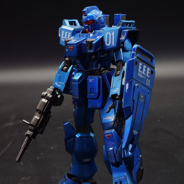 HGブルーデスティニー1号機メタリック塗装
