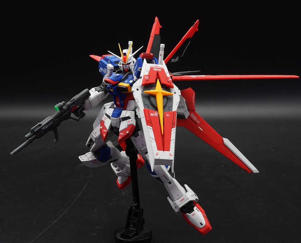 RGフォースインパルスガンダム　部分塗装