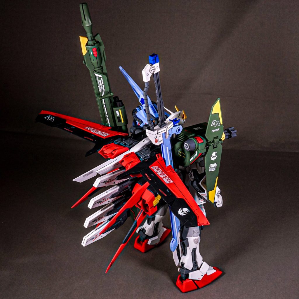 GAT-X105 パーフェクトストライクガンダム Ver.RM–4枚目/制作者：しるばにあ
