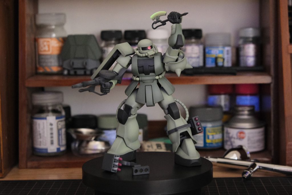 ザク ii hg040 人生で初めてHGを組み立てる–5枚目/制作者：Coke.NT