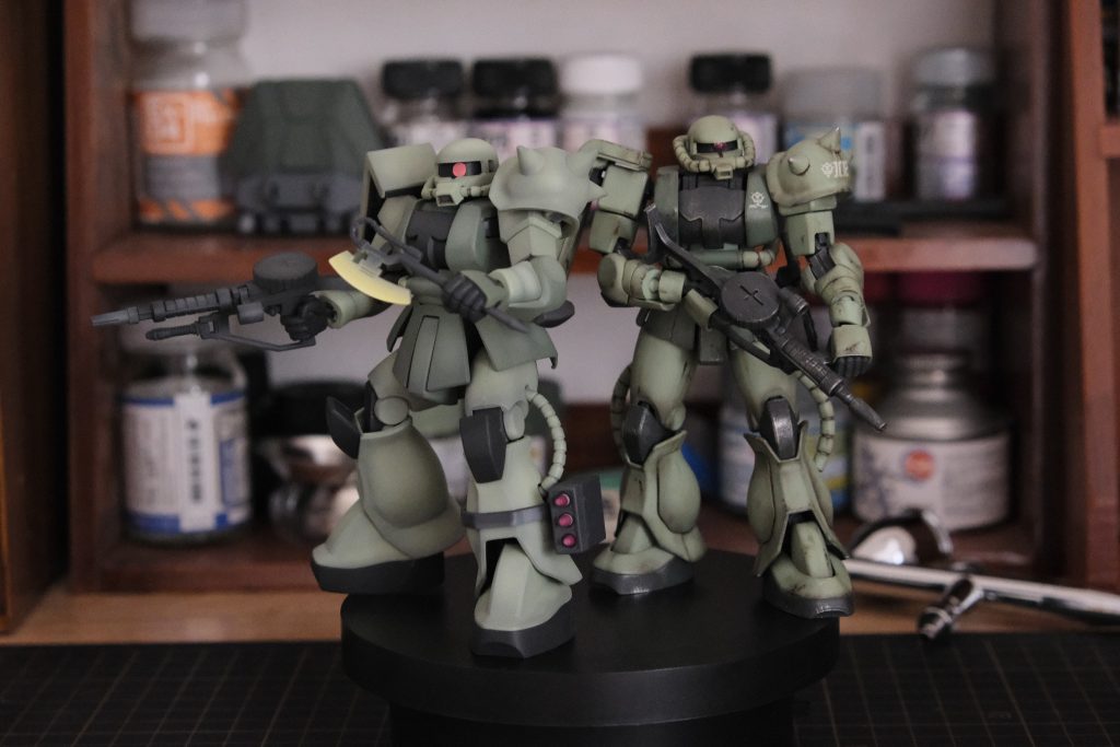 ザク ii hg040 人生で初めてHGを組み立てる–8枚目/制作者：Coke.NT