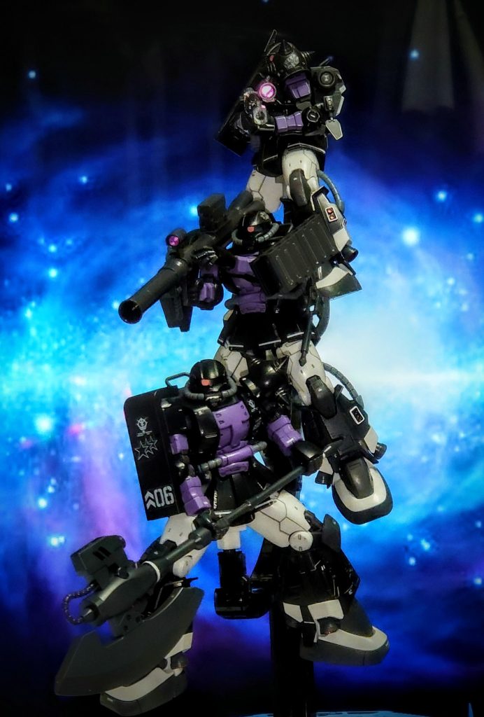 HGUC 黒い三連星高機動型ザクⅡ–3枚目/制作者：かむ。(kamudesu)