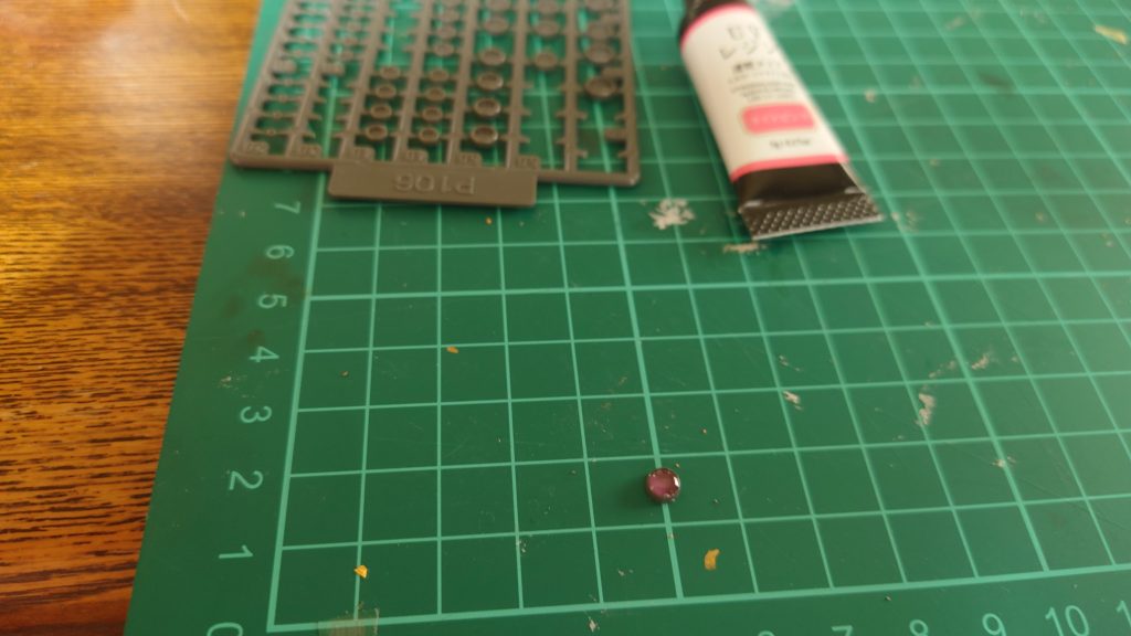 レジンでモノアイ作成しました!