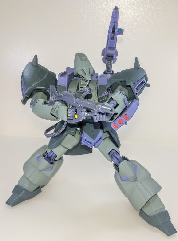 オマケ。ジャンク品よりORIGIN版ザクに付属するザクマシンガンを持たせて。こちらの方がより支援機っぽく見えるのではないかと思います。