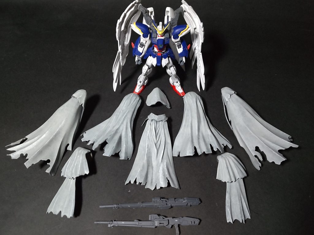 というか、自宅のジャンクをパテでそれっぽくしただけですね。まぁコンテスト用じゃないので気楽に物欲を満たしましょうww