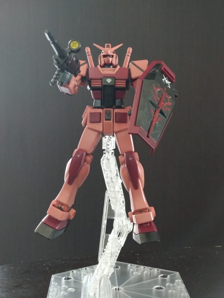 赤く塗ったガンダム
