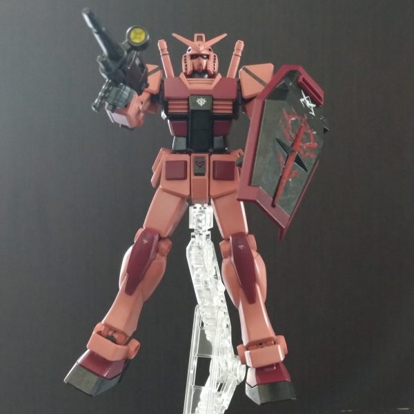赤く塗ったガンダム