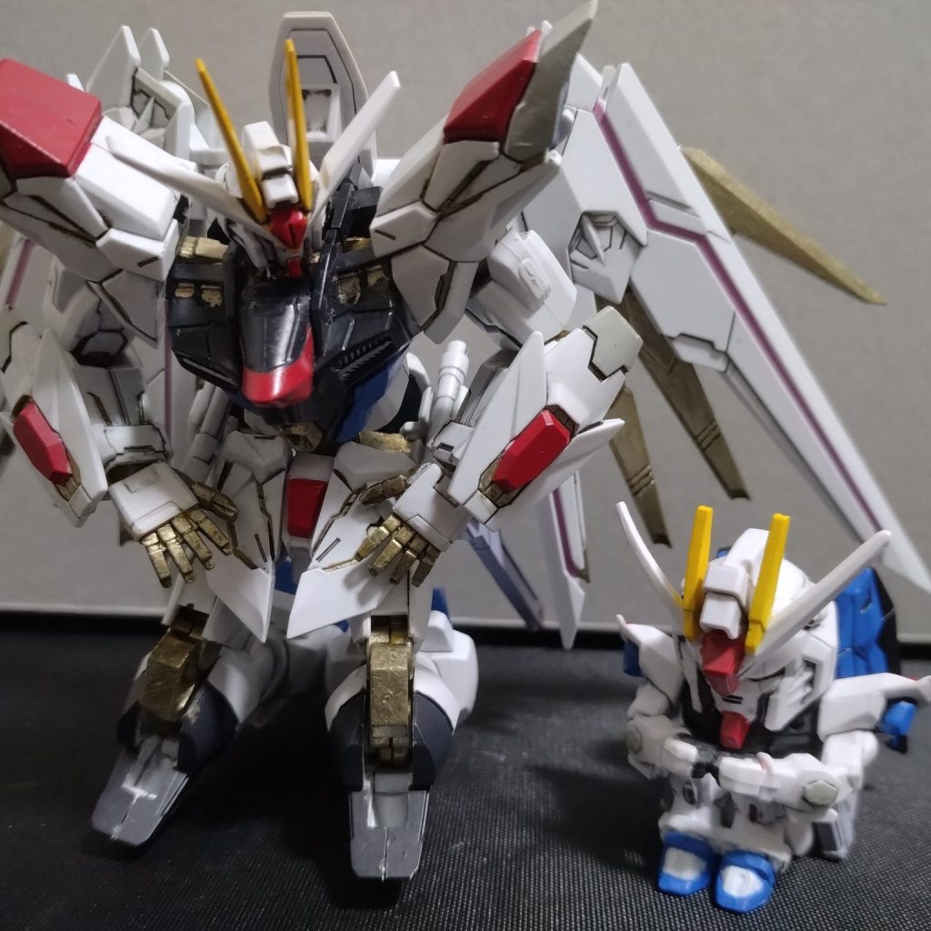 期間限定値下げマイティストライクフリーダム塗装済みムラサメ改部分塗装 HG 1/144 マイティーストライクフリーダムガンダム 劇場版 機動