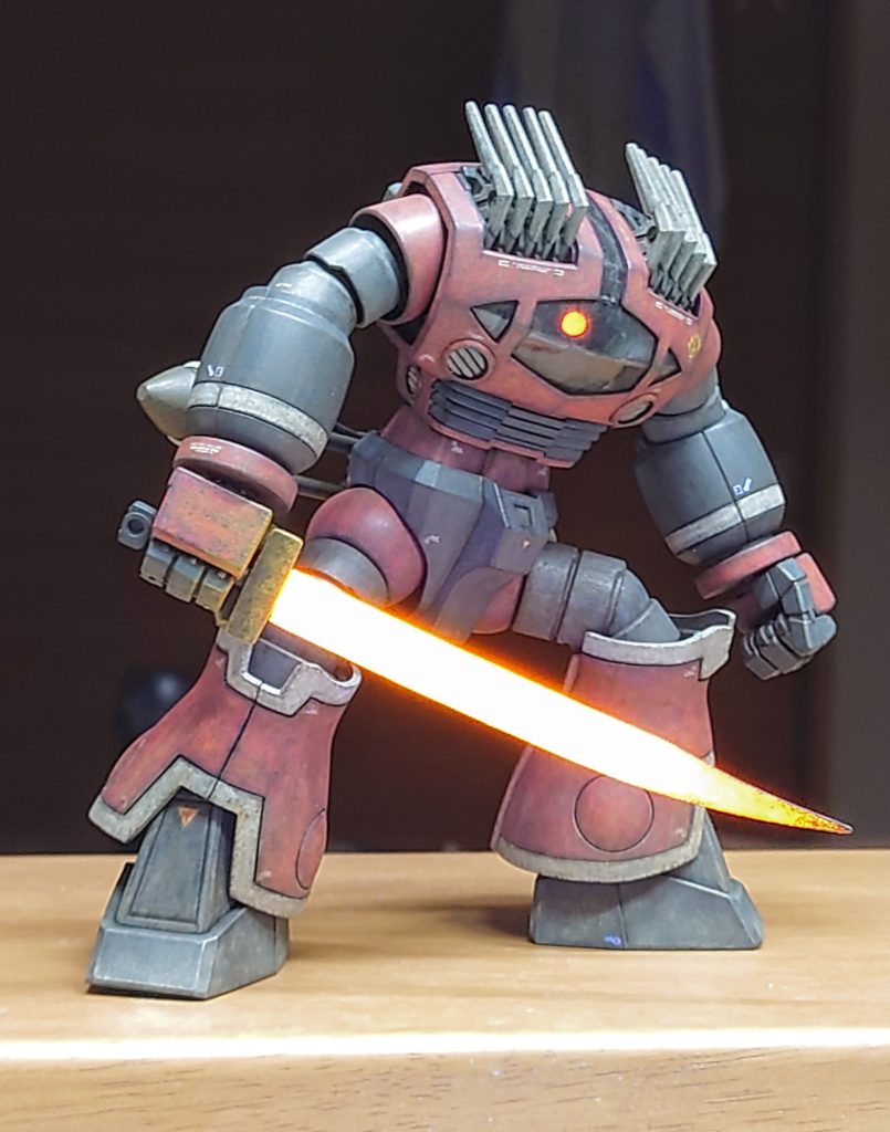 ユニコーンでまさかの登場だったゾゴックさん、被弾されて万事休すと思いきやなんとか撤退されていたんですね、びっくりしました(笑)キットも非常にいい出来で楽しく制作出来ました。機会があればぜひ手にとってもらいたいです♪それではまた(*^^*)ﾉｼ