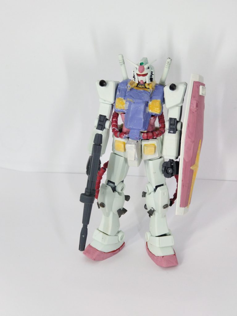 おゆまるで型取り、歪みました…が、修正する気力もなく。