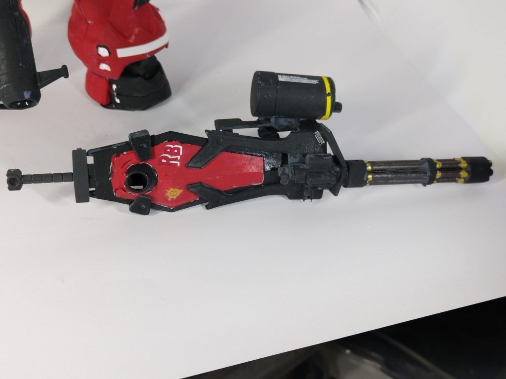 グフカスタムの武装、ちょーカッコいいけど、重すぎる!