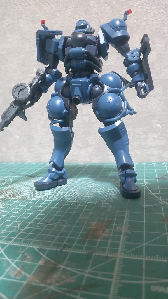 ニッパー新調したんで軍警ザクをパチ組みしたのが運の尽きでした…w