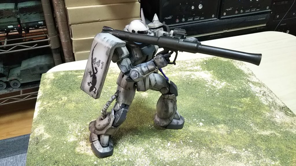 バス撃ったら後ろにこけそう💦