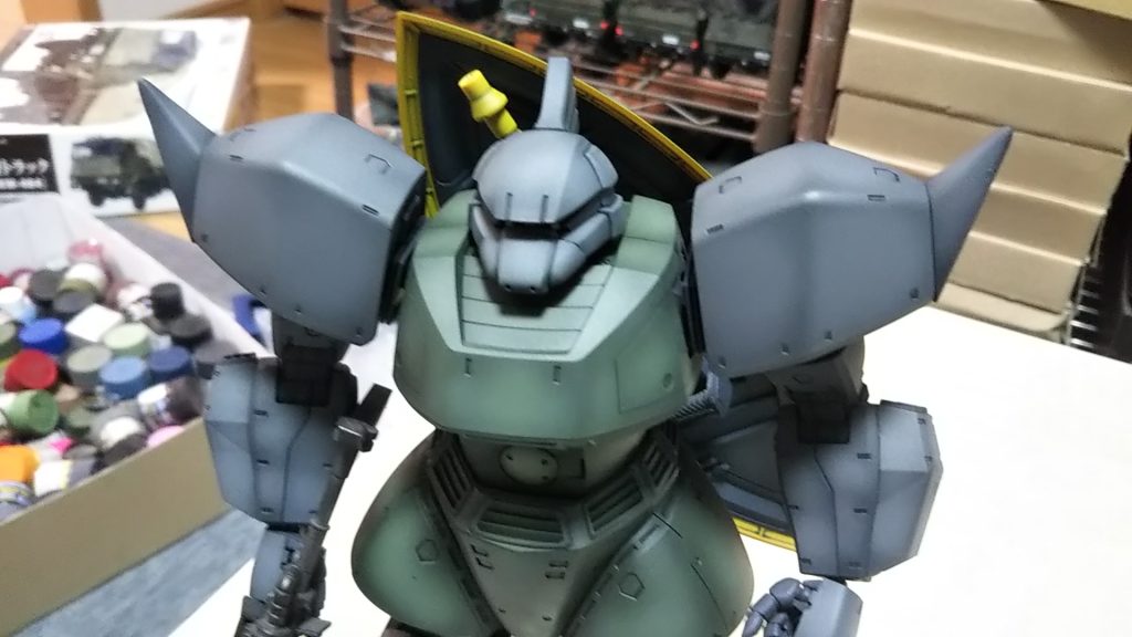 ゲルググ再び再塗装–2枚目/制作者：@fomp4310