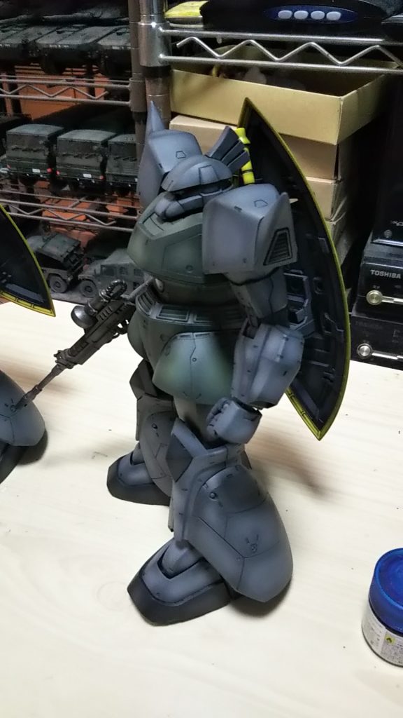 ゲルググ再び再塗装–4枚目/制作者：@fomp4310