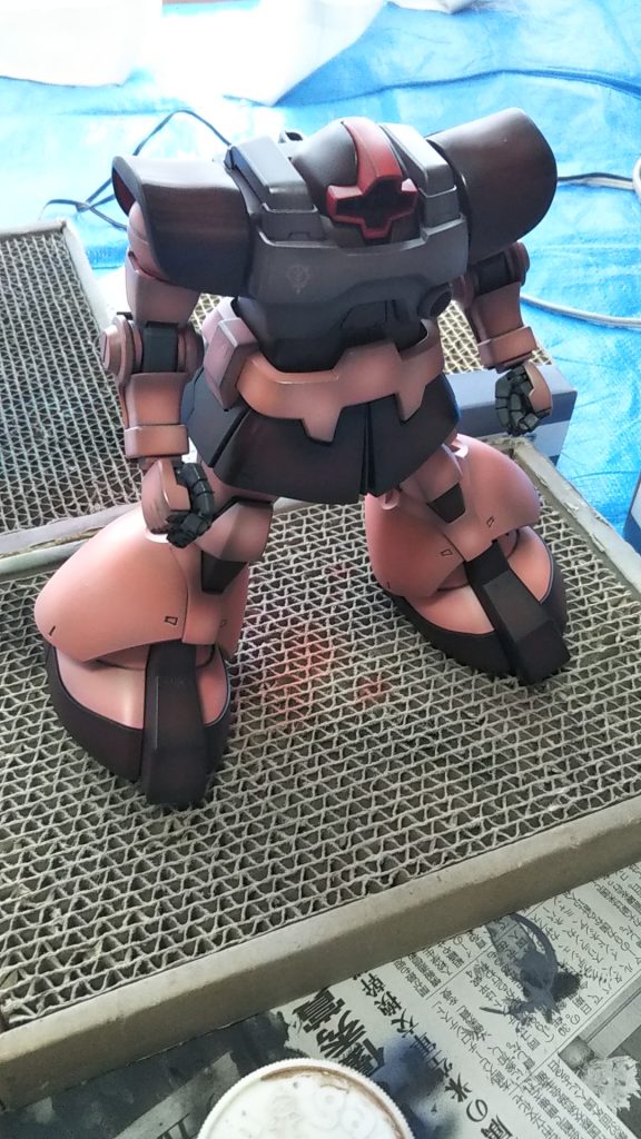 もーちょい（つや消しクリア吹いたところ）