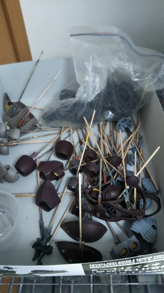 次回再塗装予定は圧壊（アッガイ）さん💦