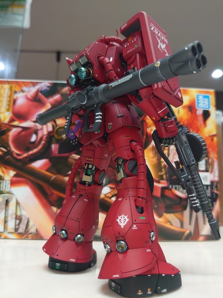 機動戦士ガンダム MG MS-06Sシャア専用ザクVer.2.0 アートポスター Amazon | ガンプラ MG 1/100 MS-06S シャア・アズナブル専用