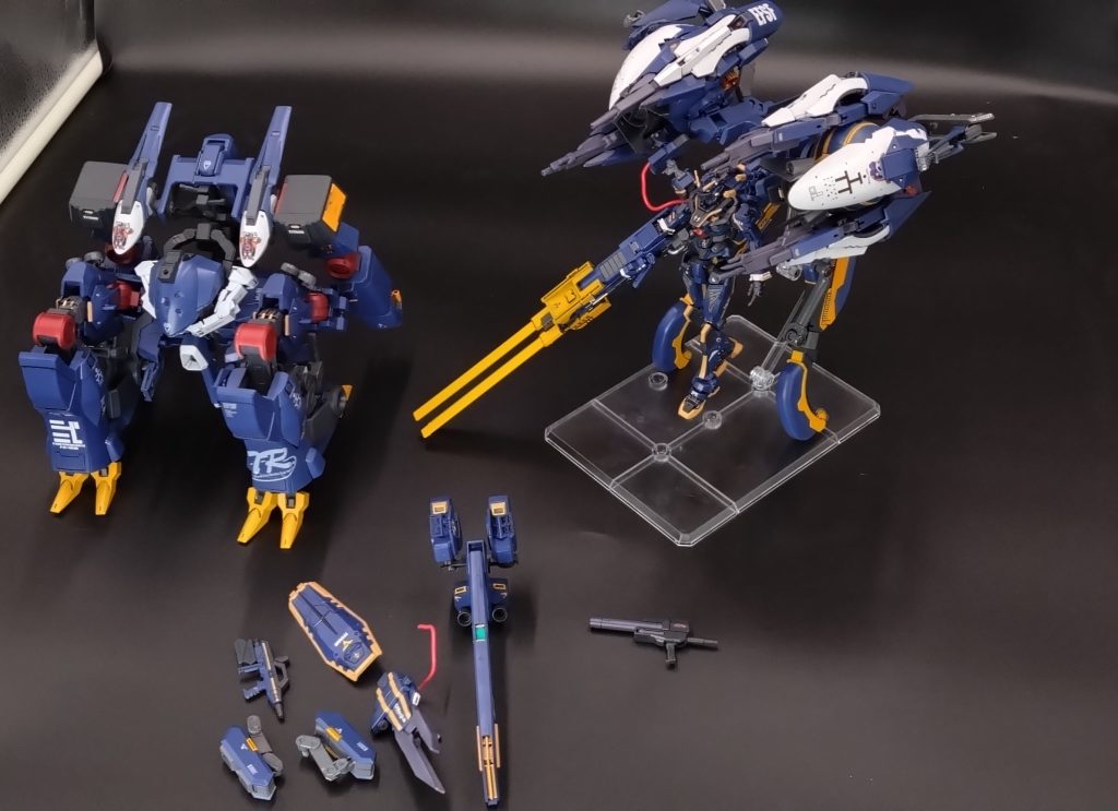 これで黒いガンダム ドゥー・ムラサメ 僕のおもちゃ箱セット 完成しましたW