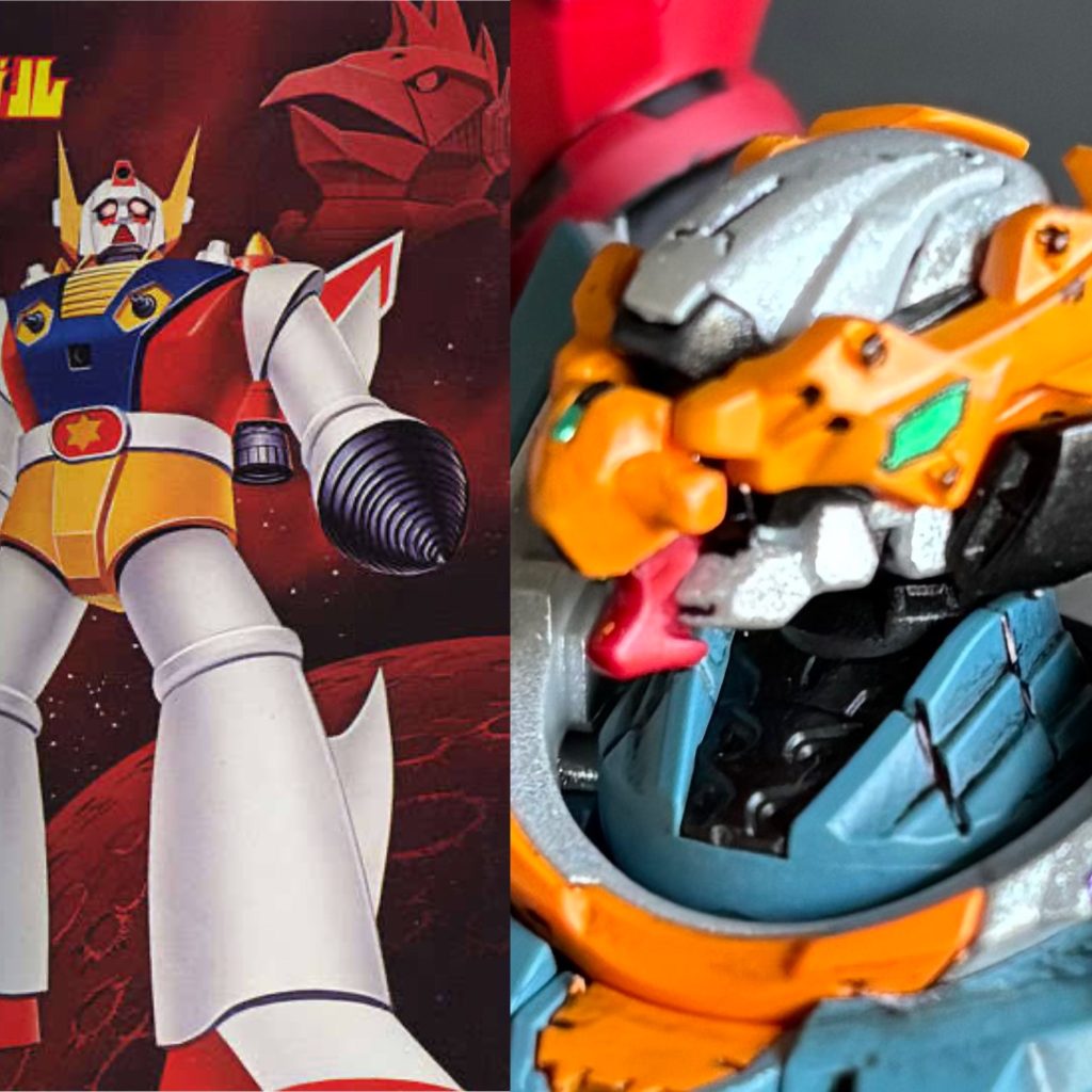 ガンガルのヘッドチェンジをイメージしてます。