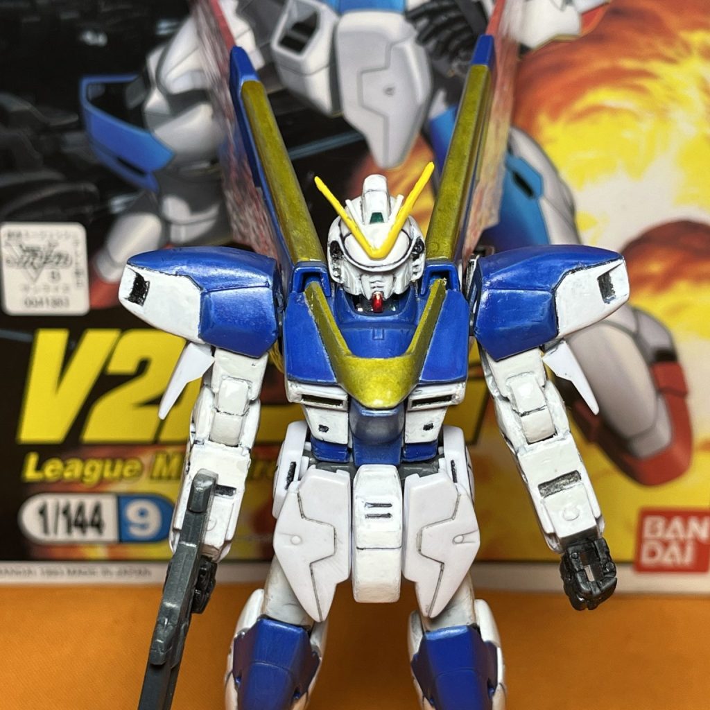 旧キットHQ V2ガンダム 1/144｜amuroikima-suさんのガンプラ作品
