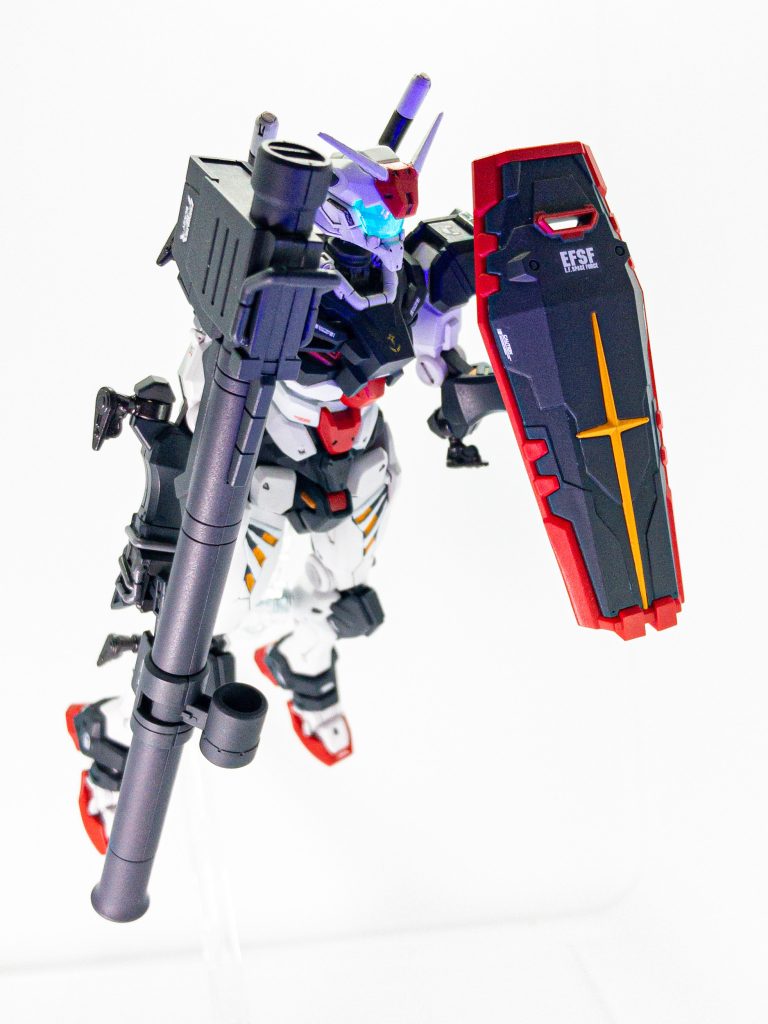 HG 1/144 RX-78 01ガンダム(赤いガンダム＆軽キャノン使用/ジークアクス)–7枚目/制作者：kagura_s