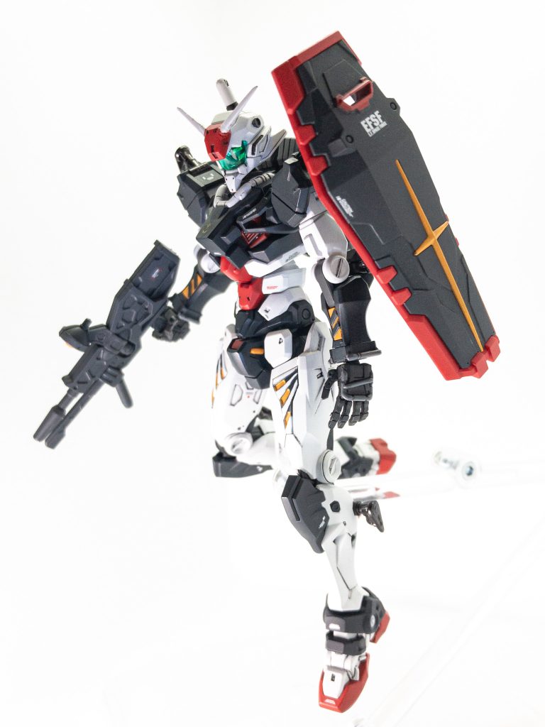 ジークアクス本編ではハイパーバズーカ装備でしたが、勿論ビームライフルも似合いますｗ