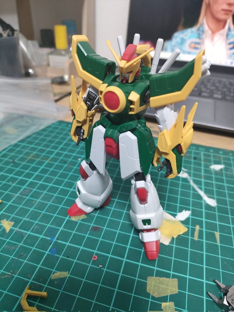 HGドラゴンガンダム全塗装。こいファラオガンダム！もうあの時のおいらじゃない！–2枚目/制作者：ねしあ