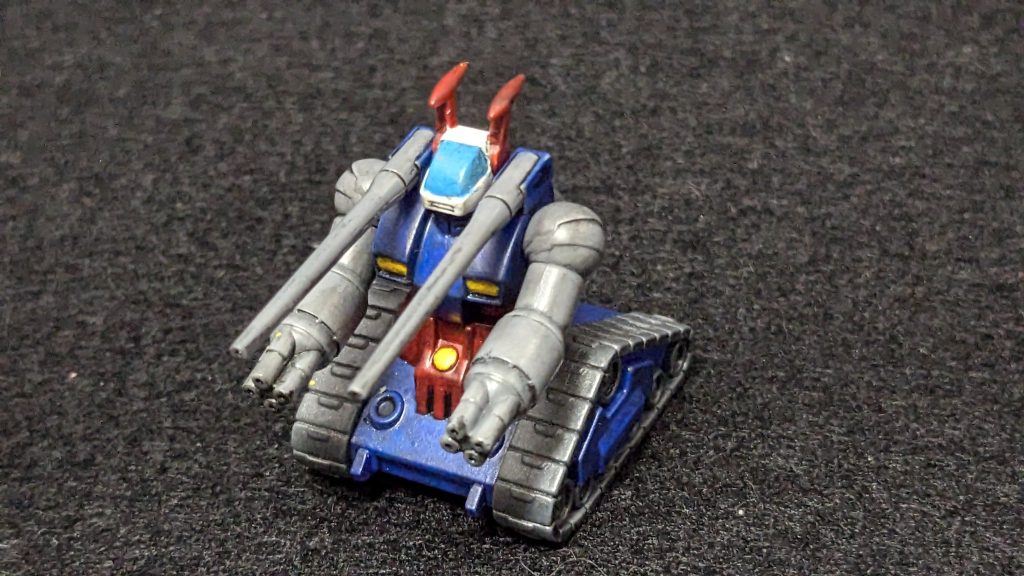 さて、今回のザクとガンタンクはダブりをくれた連れの所にお嫁に行きました～。