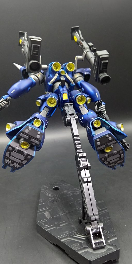 ケンプファーはバーニアが多くて後ろから煽りがいがある絵になりますね、バーニアが紛失してなかったのが不幸中の幸いでした