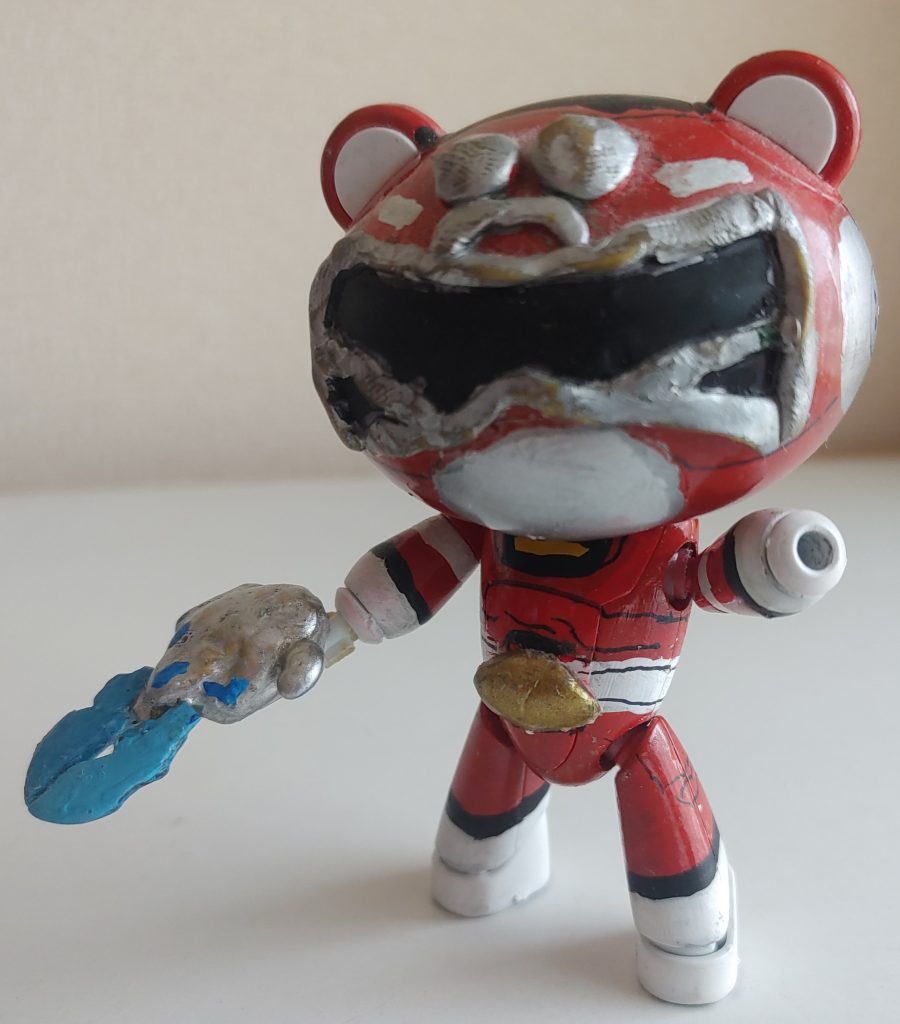 暴走前のユニバースなレッドレーサー。テガソードは、上のテガソードと一緒。