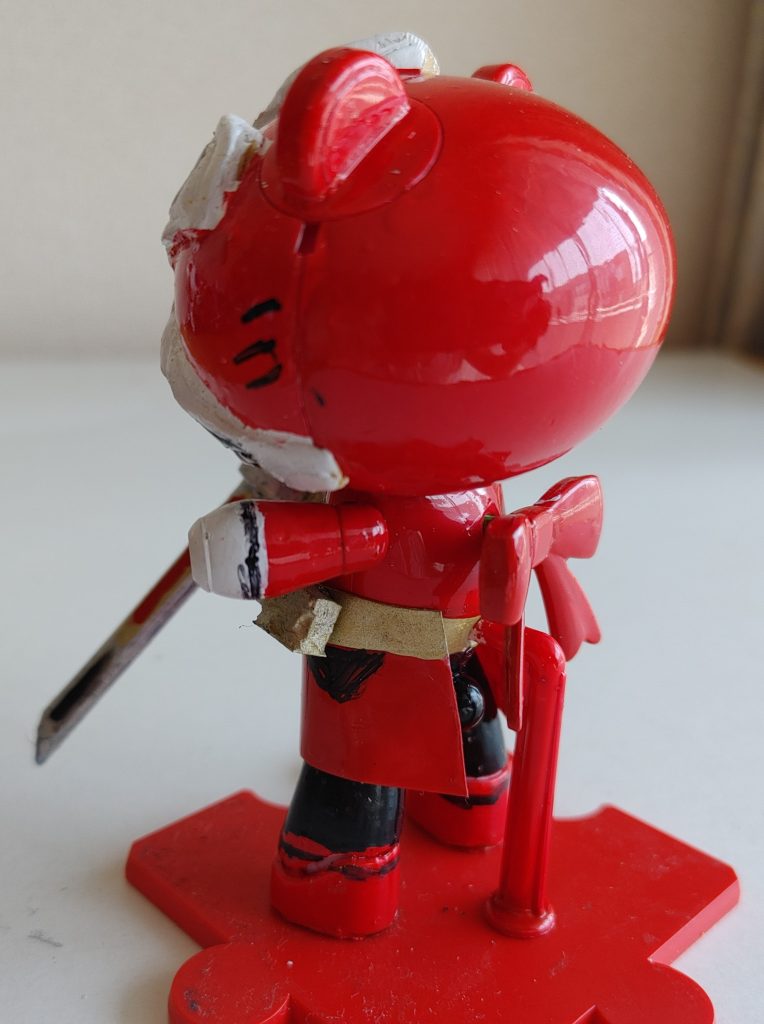 後ろ。女の子ですから、付属のリボン(*´∀`)♪