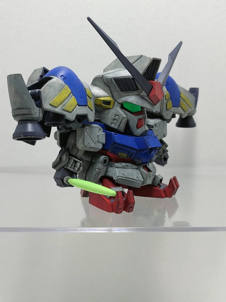 別角度で。相変わらずムラが多いですが、大分、水性の筆塗りも慣れてきました!!