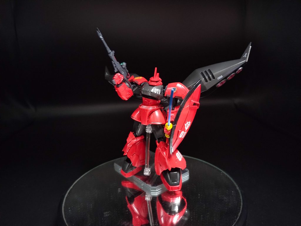 イングリッド専用ウェルテクスも!バックパック取り付けを4mm穴開けただけなので換装可能。時系列と陣営的には無理がありますが、好きなパターン!