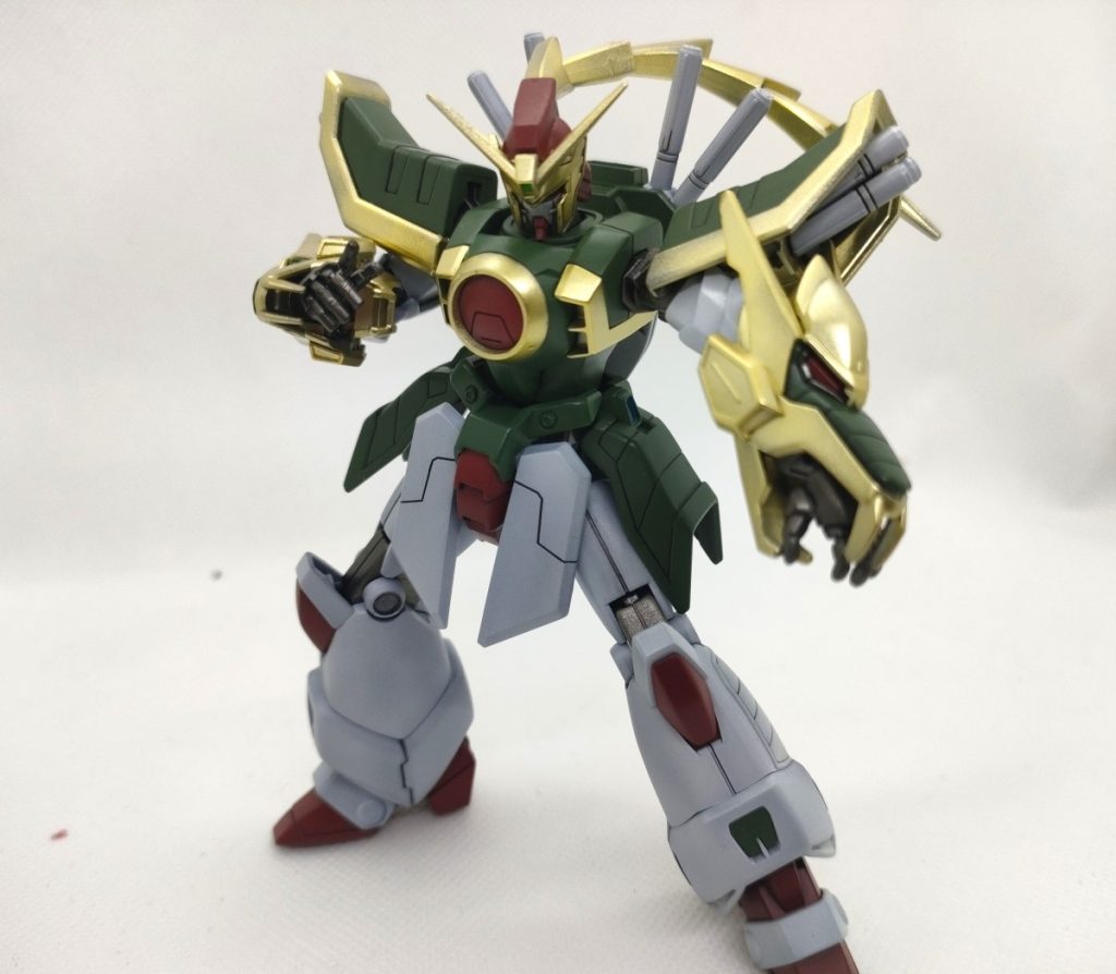 HGドラゴンガンダム全塗装。こいファラオガンダム！もうあの時のおいらじゃない！–3枚目/制作者：ねしあ