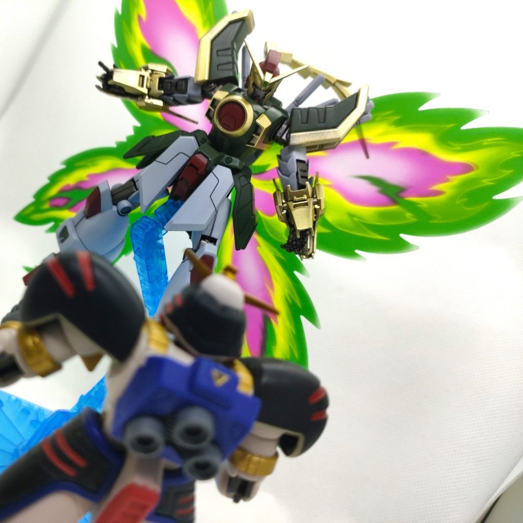 【ガンプラ】HGディナイアルガンダム 全塗装　ドラゴンガンダム　ジャンク ガンプラ】HGディナイアルガンダム 全塗装 ドラゴンガンダム