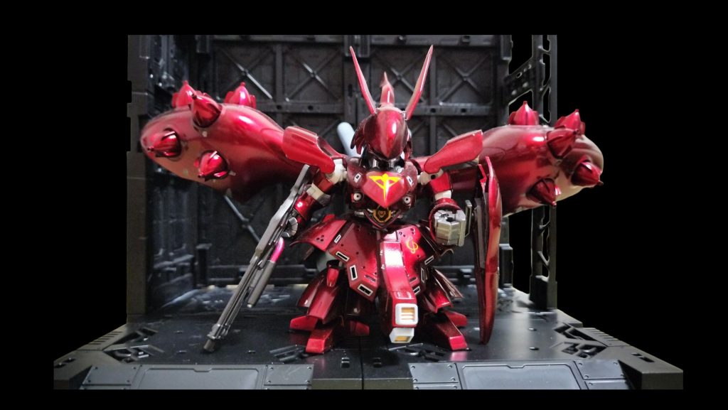 出撃前。アムロさん絶対コ〇スマンと言いつつ、サイコフレームを供与したり、色々拗らせてる感じが大好物です。