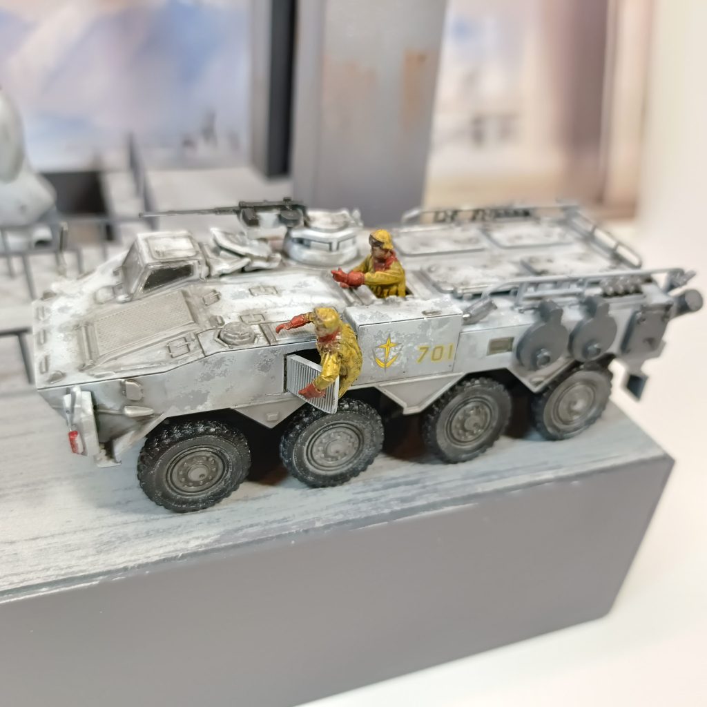 装甲車も作っていて楽しかったです。