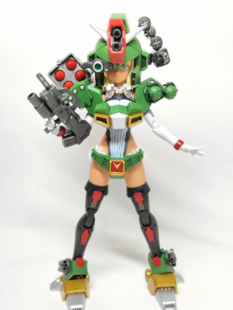 セスティエさんの前髪そのままではヘルメットが着れなかったので前髪だけパテで簡単に作成しました✨️アーマー類は相変わらず割り切って100均の接着ジェルで固定undam-kao6)アーマー類は相変わらず100均の接着ジェルで固定。アーマー類は相変わらず100均の接着ジェルで固定