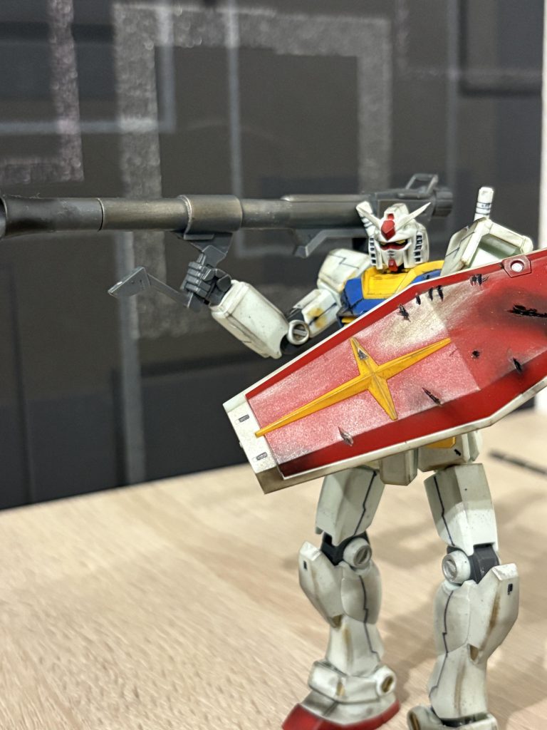 バズーカのスス汚れや、金属感を出すのも出来たかなって思います