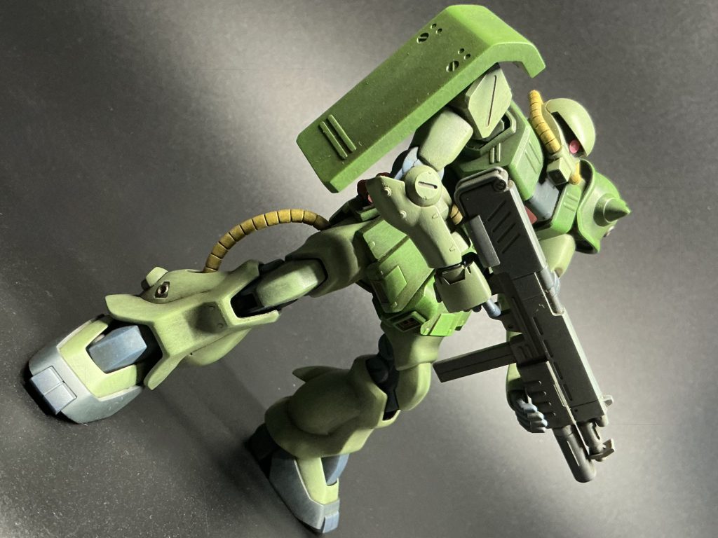 HGUC 1/144 ザクII改 筆塗り全塗装 ~初めての経験はいくつになっても楽しいVer.~–7枚目/制作者:おーしゃん